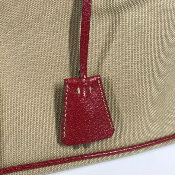 PRADA BN0081 Bicolor triangle logo plate Shoulder Bag Hand Bag Tote Bag - Picture 16 of 16